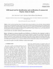 Research paper thumbnail of SSR-based tool for identification and certification of commercial Populus clones in Spain