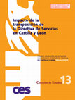 "La reforma de la Ley 16/2002, de 19 de diciembre, de Comercio de Castilla y León". Impacto de la transposición de la Directiva de Servicios en Castilla y León / D.J. Vicente Blanco y R. Rivero Ortega (dir.), 2010. Cover Page