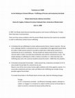 Research paper thumbnail of Testimony on Human Trafficking Bill, Rhode Island Senate Judiciary Committee