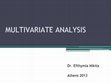 Research paper thumbnail of Applied statistics using PAST - part 5