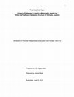 Womenʼs Challenges in Leading a Meaningful Jewish Life Within the Traditional Patriarchal Structure of Orthodox Judaism Cover Page