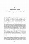 Research paper thumbnail of Non-Ordinary Powers: Charisma, Special Affordances and the Study of Religion 