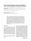 Research paper thumbnail of Linear and Branched Fluoroazo-Benzene Chromophores with Increased Compatibility in Semifluorinated Polymers