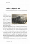 Korea's Forgotten War Cover Page