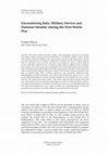 Research paper thumbnail of  Encountering Italy: military service and national identity during the First World War