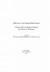 Voci da Farsaglia, in «Diverse voci fanno dolci note». L’Opera del Vocabolario Italiano per Pietro G. Beltrami, a cura di Pär Larson, Paolo Squillacioti e Giulio Vaccaro, Alessandria, Edizioni dell’Orso, 2013, pp. 181-187. Cover Page