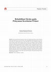 Tinjauan Pustaka Rehabilitasi Stroke pada Pelayanan Kesehatan Primer Stroke Rehabilitation in Primary Health Care Cover Page