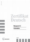 Zertifikat Deutsch Cover Page