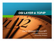 OSI LAYER & TCP/IP OSI LAYER & TCP/IP Cover Page