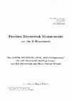 Research paper thumbnail of Precision Electroweak Measurements on the Z Resonance