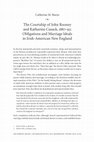 Research paper thumbnail of "The Courtship of John Rooney and Katharine Cusack, 1887-93: Obligations and Marriage Ideals in Irish-American New England"