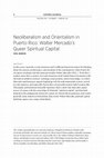 Neoliberalism and Orientalism in Puerto Rico: Walter Mercado's Queer Spiritual Capital Cover Page