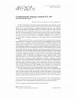 Research paper thumbnail of 2007. Review of 'Computerised Language Analysis (CLAN)'