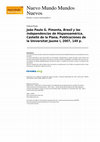 Research paper thumbnail of João Paulo G. Pimenta, Brasil y las independencias de Hispanoamérica, Castelló de la Plana, Publicaciones de la Universitat Jaume I, 2007, 149 p.