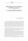 Research paper thumbnail of Sözleri Dinlensin, Tasviri İzlensin: Tulû‘î’nin Paşanâme’si ve 17. Yüzyıldan Eşkıya Hikâyeleri,”  