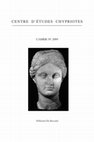 •	Papantoniou, G. 2009. ‘“Revisiting” Soloi-Cholades: Ptolemaic Power, Religion and Ideology’. Cahier du Centre d’Études Chypriotes 39: 271-87. Cover Page