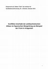 Research paper thumbnail of Konflikte innerhalb der antifaschistischen Allianz im spanischen Bürgerkrieg am Beispiel der Front in Aragonien