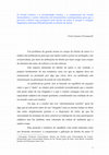 Research paper thumbnail of Hemenêutica no processo criativo protegível pelo direito de autor