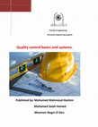 Research paper thumbnail of Quality control, Quality assurance, systems and application.