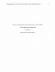 Research paper thumbnail of Persistence and Degree Attainment Challenges for Latinos in STEM:  Considering Racial Microaggressions