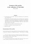 Research paper thumbnail of Geometry of the sacrifice in the Sulbasutras of Vedic India