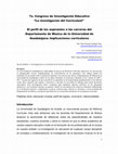 Carbajal Vaca, Irma Susana et al. (2011). “El perfil de los aspirantes a las carreras del Departamento de Música de la Universidad de Guadalajara: implicaciones curriculares” en Memoria Electrónica del VII CIE: la investigación del curriculum. Tepic: UAN, pp. 77-87. ISBN: 978-607-7868-31-6 Cover Page