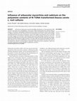 Research paper thumbnail of Influence of arbuscular mycorrhiza and cadmium on the polyamine contents of Ri T-DNA transformed Daucus carota L. root cultures