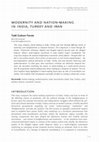 Research paper thumbnail of Modernity and nation-making in India, Turkey and Iran