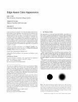 Research paper thumbnail of Edge-aware color appearance