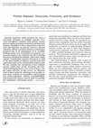 Research paper thumbnail of Protein Repeats: Structures, Functions, and Evolution