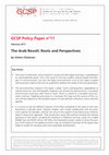 Research paper thumbnail of The Arab Revolts: Roots and Perspectives