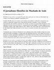 Research paper thumbnail of Machado de Assis contra a concepção de sujeito solar: implicações na crônica