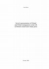 Research paper thumbnail of Social representation of Poland and Polish immigration in the UK in British conservative daily press