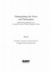 Research paper thumbnail of Distinguishing the Views and Philosophies: Illuminating Emptiness in a Twentieth-Century Tibetan Buddhist Classic by Bötrül INTRODUCTION