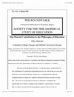 The Marxist Contribution to the Philosophy of Education Cover Page