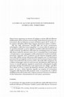 Research paper thumbnail of Luceria: su alcune questioni di topografia storica del territorio