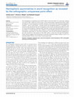 Research paper thumbnail of Hemispheric asymmetries in word recognition as revealed by the orthographic uniqueness point effect 