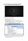 Research paper thumbnail of Mempercepat Booting Win7