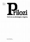 Prilozi Instituta za arheologiju u Zagrebu, Vol. 30 / Contributions of Institute of Archaeology in Zagreb Vol. 30, 2013 Cover Page