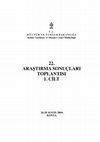Halil Hamdi Ekiz 2005, “Kusura İdolleri”, 22. Araştırma Sonuçları Toplantısı 1. Cilt, s.163-172. Cover Page