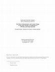 The Effects of Questionnaire and Content Changes on Responses to Race and Hispanic Origin Items: Results of a Replication of the 1990 Census Short Form in Census 20001 Cover Page