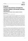 Inclusion and exclusion of immigrants and their children in the Nordic countries and beyond. Introduction to Acta Sociologica e-special on migration and ethnicity Cover Page