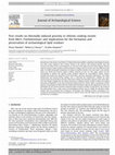 Research paper thumbnail of First results on thermally induced porosity in chlorite cooking vessels from Merv (Turkmenistan) and implications for the formation and preservation of archaeological lipid residues