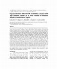 Research paper thumbnail of Organic Residues Affect Soil P Availability, Cowpea Yield And Nutrient Uptake on a Near Neutral P-Deficient Alfisol in Southwestern Nigeria