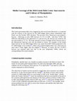 Research paper thumbnail of Media Coverage of the 2010 Greek Debt Crisis: Inaccuracies and Evidence of Manipulation