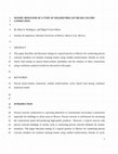 Research paper thumbnail of SEISMIC BEHAVIOR OF A TYPE OF WELDED PRECAST BEAM-COLUMN CONNECTION