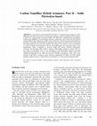 Research paper thumbnail of Carbon Nanofiber Hybrid Actuators: Part II - Solid Electrolyte-based