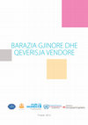 BARAZIA GJINORE DHE QEVERISJA VENDORE Tiranë, 2012 MDG United Nations Cover Page