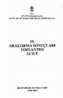 Yener, A, T. Harrison, H Pamir, "University of Chicago, Oriental Institute 2000 Yili Hatay Accana, Tayinat Hoyukleri ve Samandagi Yuzey Arastirmalari ", 19. Arastirma Sonuclari Toplantisi C.2: 289-302 (2002). Cover Page