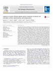 Legacies of native climate regime govern responses of boreal soil microbes to litter stoichiometry and temperature Cover Page